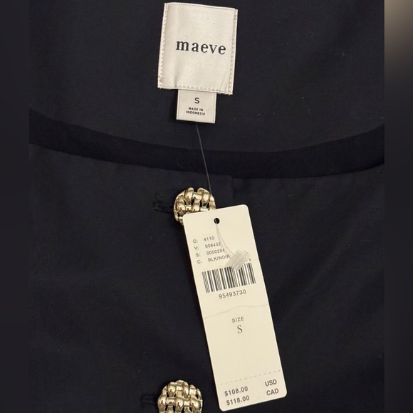 NWT Anthropologie Maeve Button-Front Vest - Picture 6 of 11